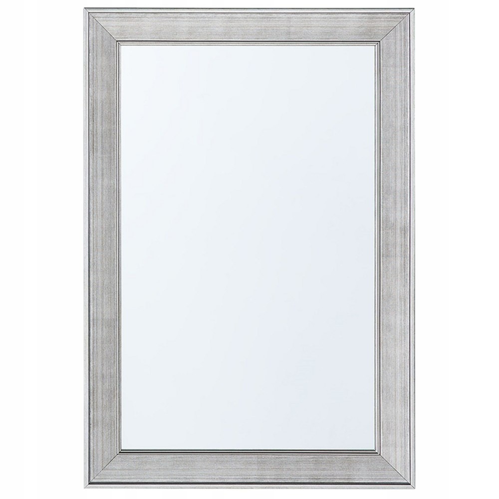 Nástenné zrkadlo 61 x 91 cm strieborné bubry
