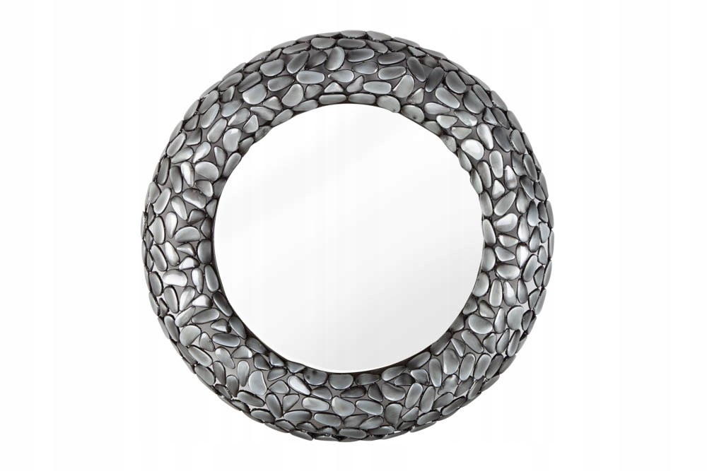 Stone Mosaic Grey Mirror 80cm 41389