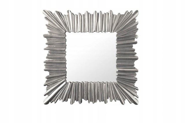 Benátske nástenné zrkadlo 95 cm striebro 40698