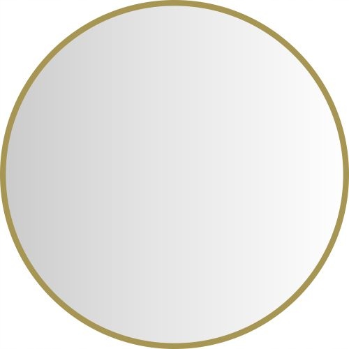 Zrkadlo v Zlatom ráme kolo 80 cm podkrovia