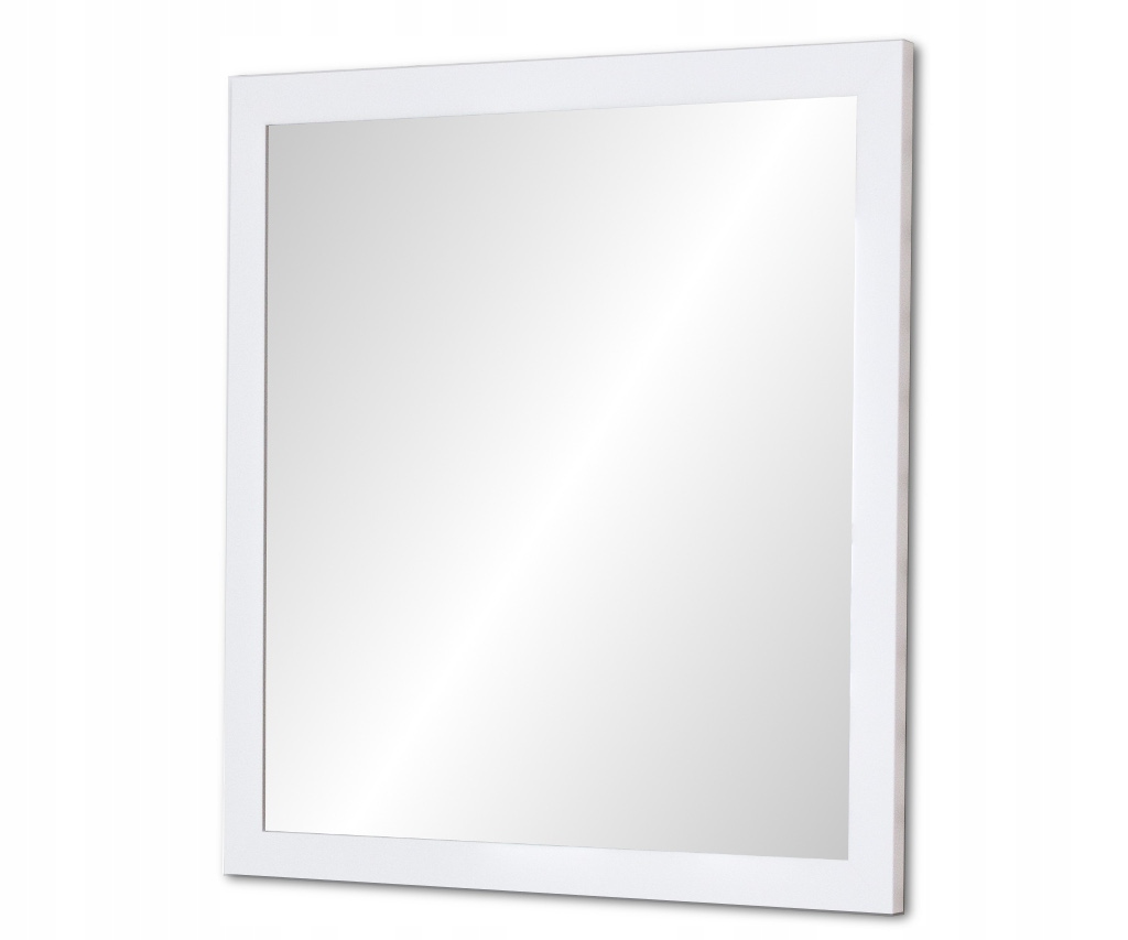 Zrkadlo v bielom ráme 80x80 a veľký výber farieb