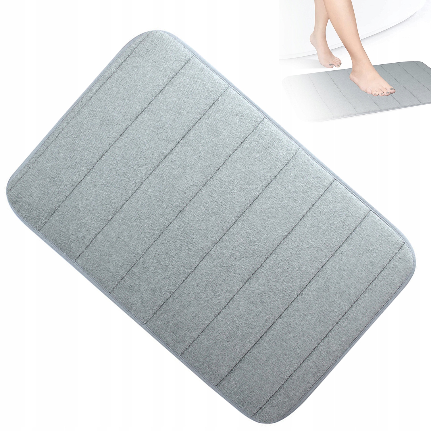 Protišmyková kúpeľňová podložka - Anti -slip rohož pre pamäťovú penu 61 cm