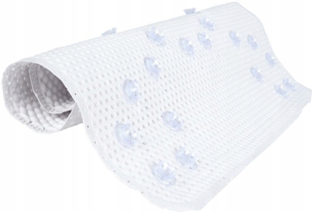 Protišmyková kúpeľňová podložka - Non -Slip Mat pre 53x53 Paddling vane, biela