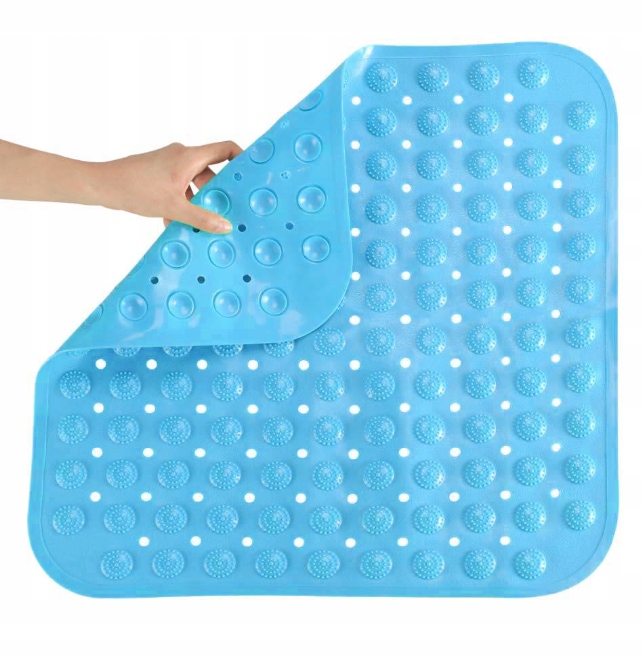 Protišmyková kúpeľňová podložka - Non -slip kúpeľňová rohož 48x48cm prísavka