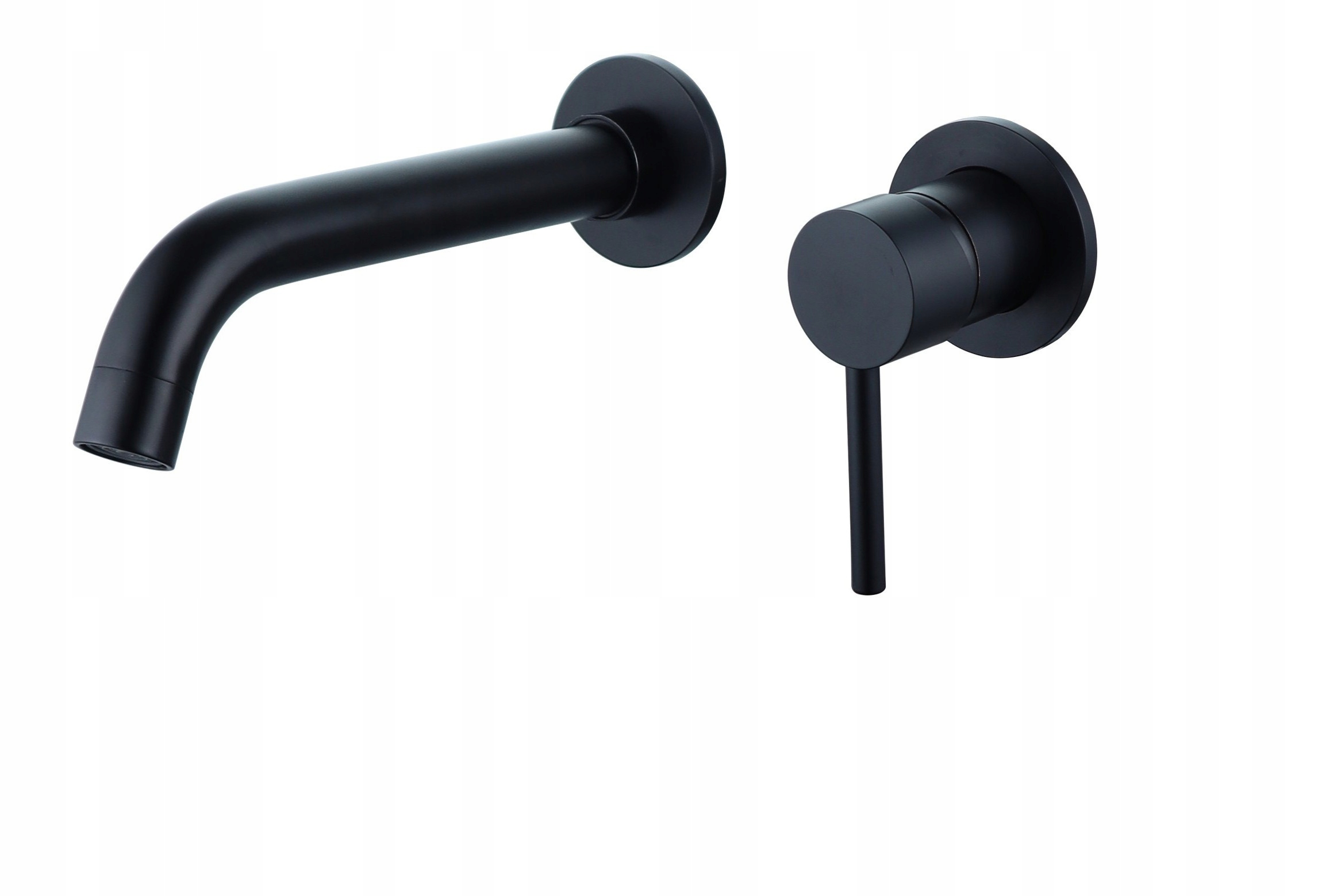 Vodovodná umyvadlová batéria - Mexen Alma - čierny flush -Mounted Washbasin faucet