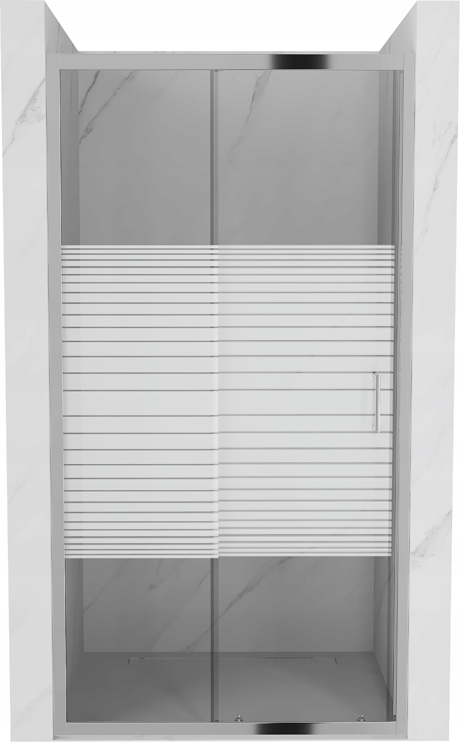 Sprchová zástena - Mexen Apia Shower Dvere Posuvné pruhy 115 cm