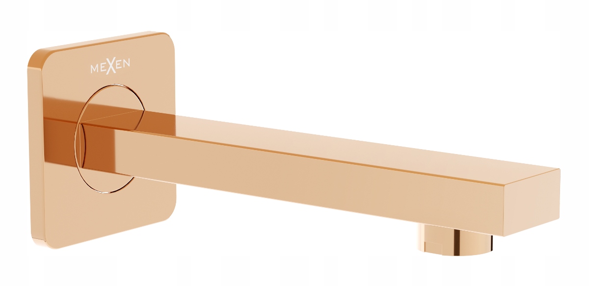 Výtokové rameno - Mexen Cube skrytý výtok Wannow Rose Gold