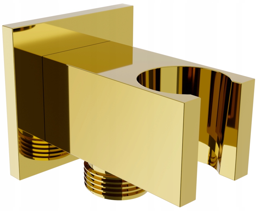 Sprchová súprava - Mexen Cube Angle Connection Brass Handle Gold