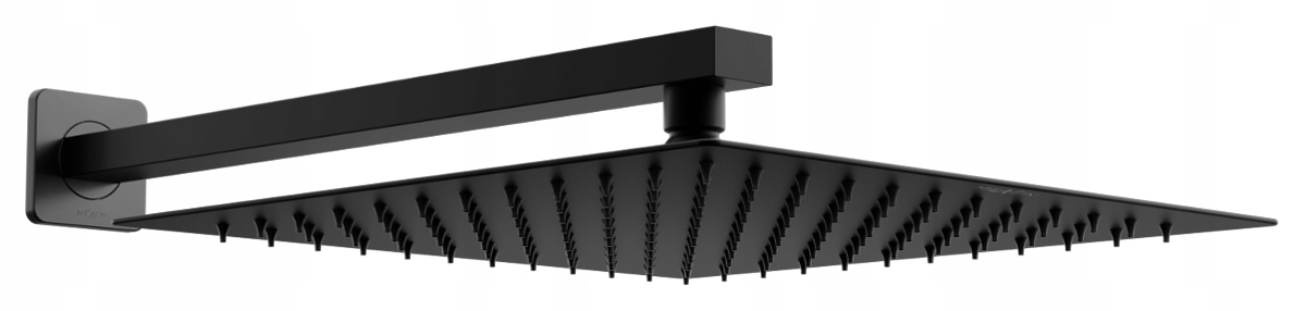 Sprchová súprava - Mexen Slim štvorcových square 30cm Black Arm