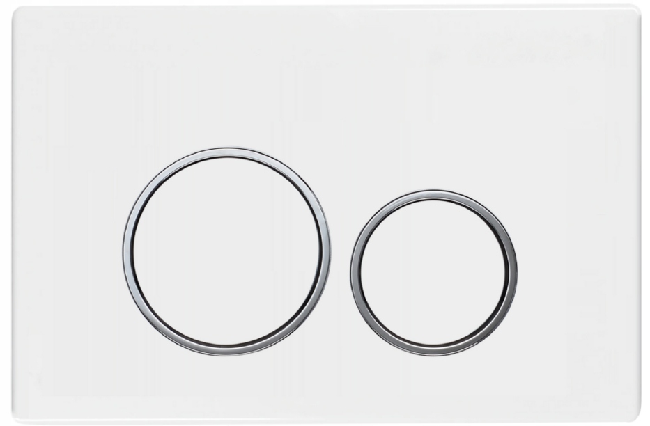 MEXEN FENIX 05 BUTTON zarámovať WC WHITE / chróm