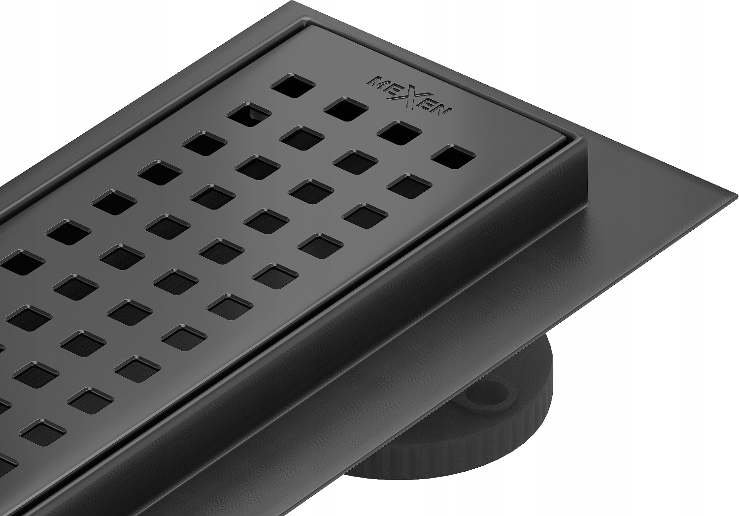 Sprchový žľab odtok - Mexen Flat M08 Rotary lineárny 80 čierny