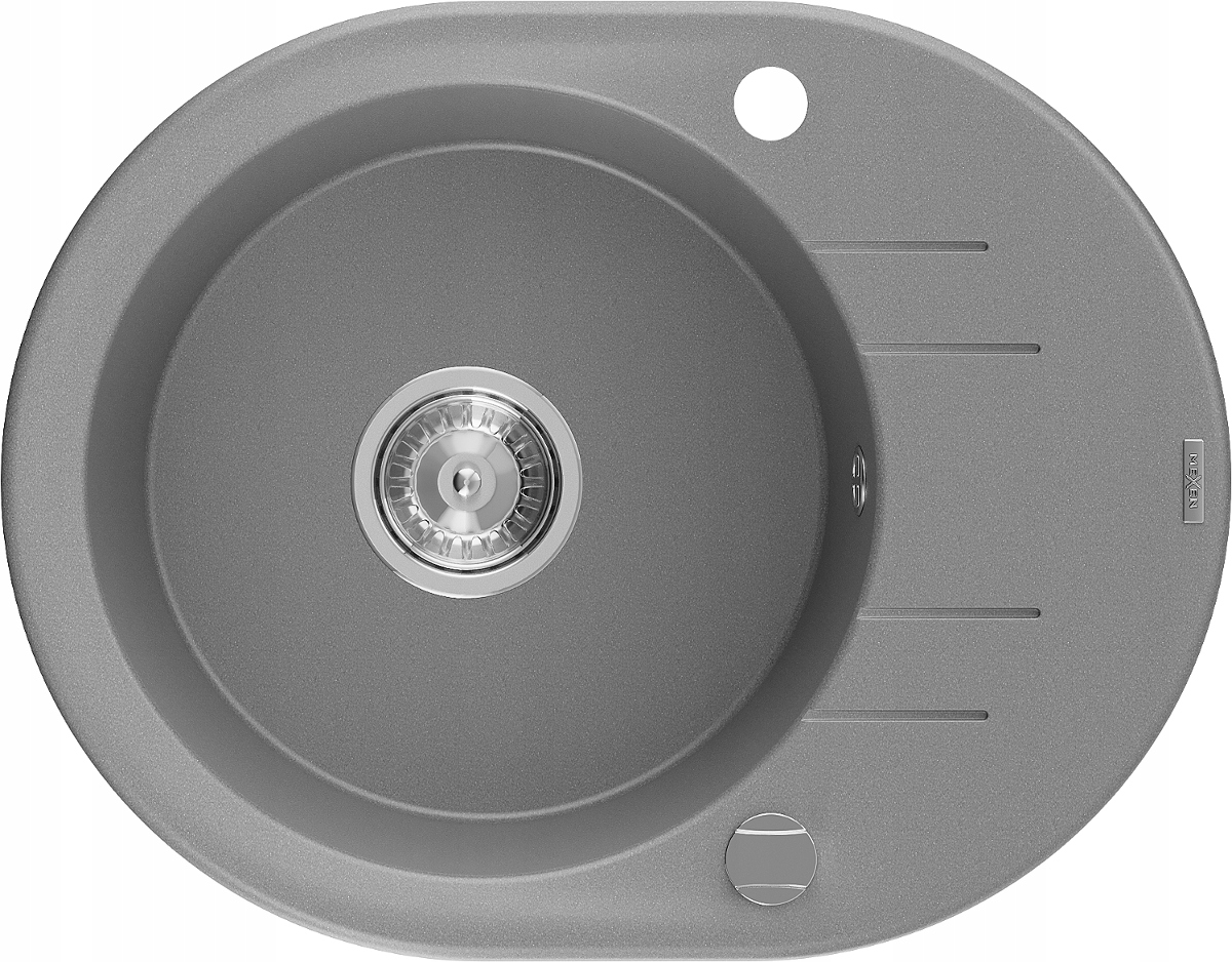 Kuchynský drez - Mexen Kevin Granite Grey Siphon Srephon