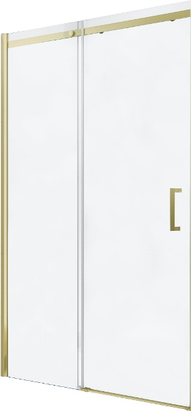 OMEGA MEXEN Sprchové dvere 130 cm 8 mm GOLD