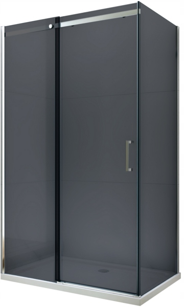 Mexen Omega Sprchovací kút 140 x 100 cm Gray