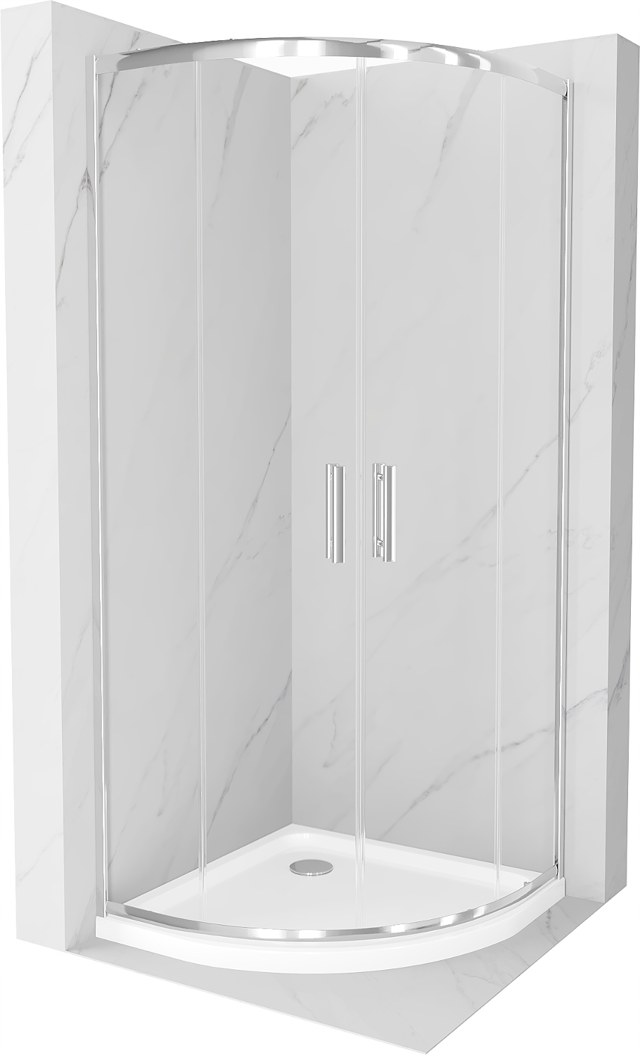 Sprchový kút, kabína - MEXEN RIO TRANS SPRCHOVÝ 90x90 + VANIČKA
