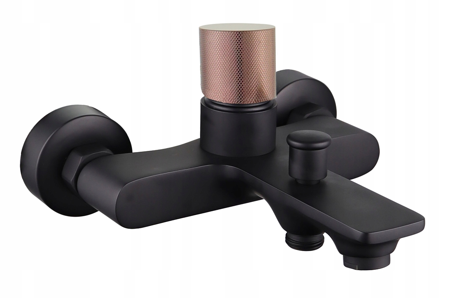 Vaňová batéria - Mexen Royo - jedna vaňa Black Rose Gold