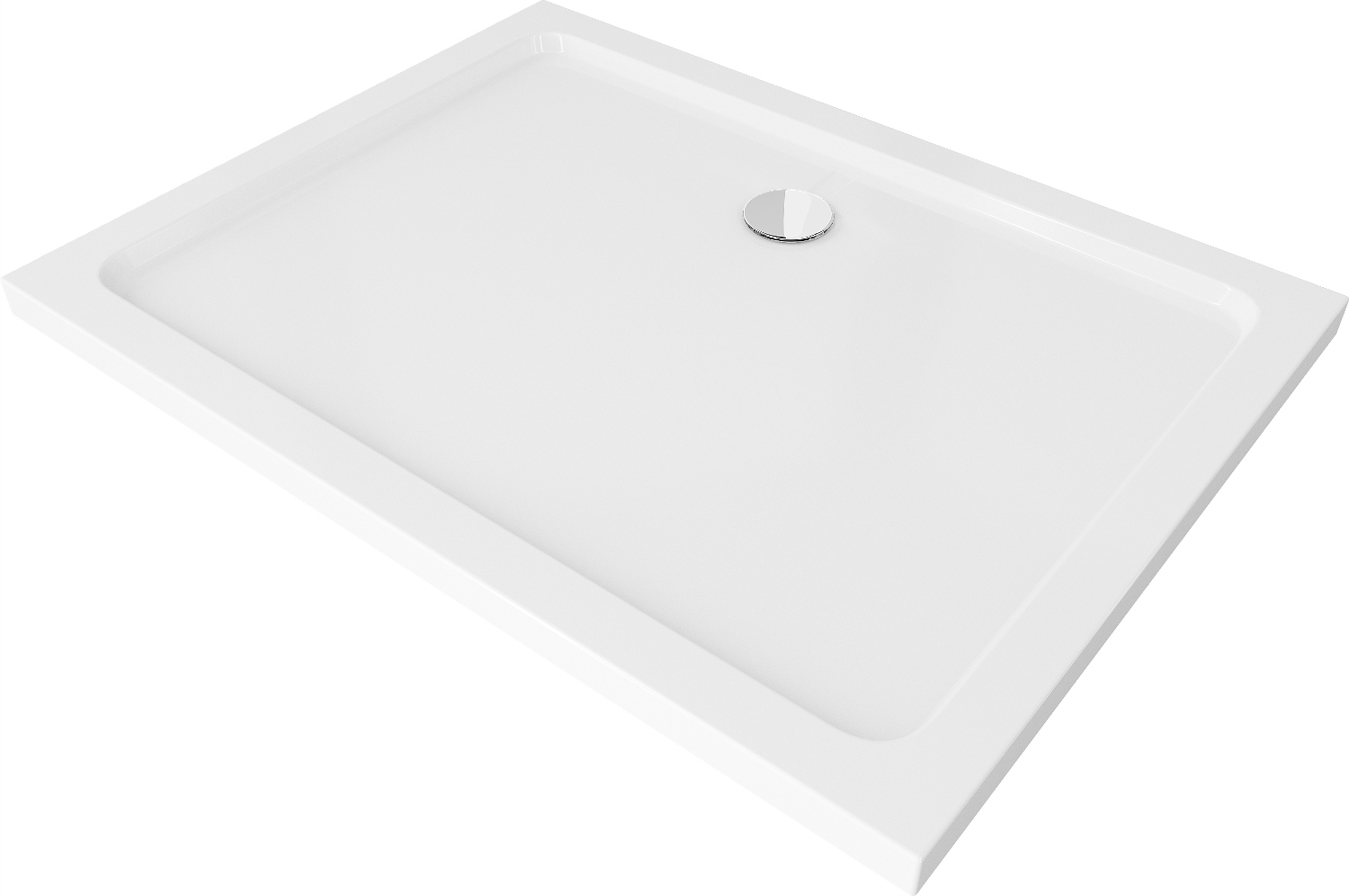 Sprchová vanička - Mexen Slim Obdĺžniková vanička 130 x 80 cm + sifón