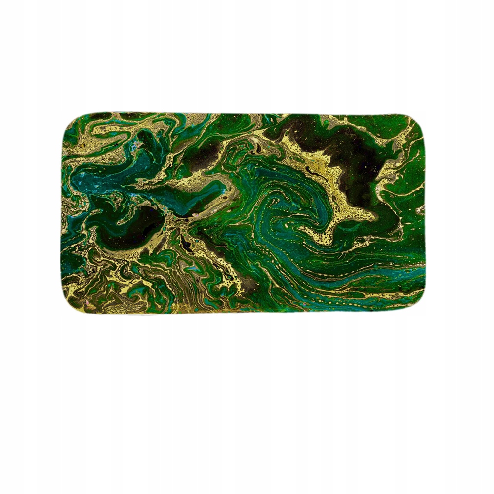 Kúpelňová predložka - Kúpeľňový koberec 45x75cm čierny anti -slip