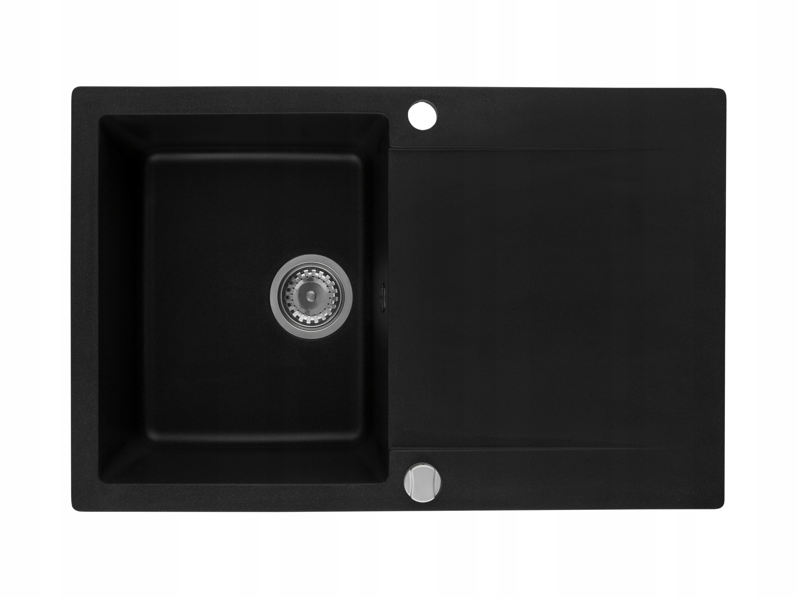 Kuchynský drez - Miló Emporio Granite Sink 1kdo Black sa stretla
