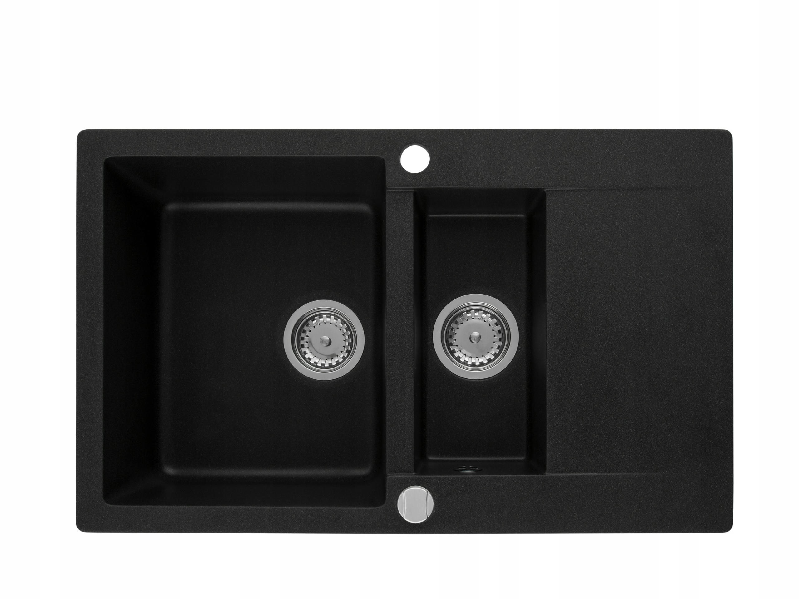 Kuchynský drez - Miló Emporio Granite Sink 5KKO Black sa stretla