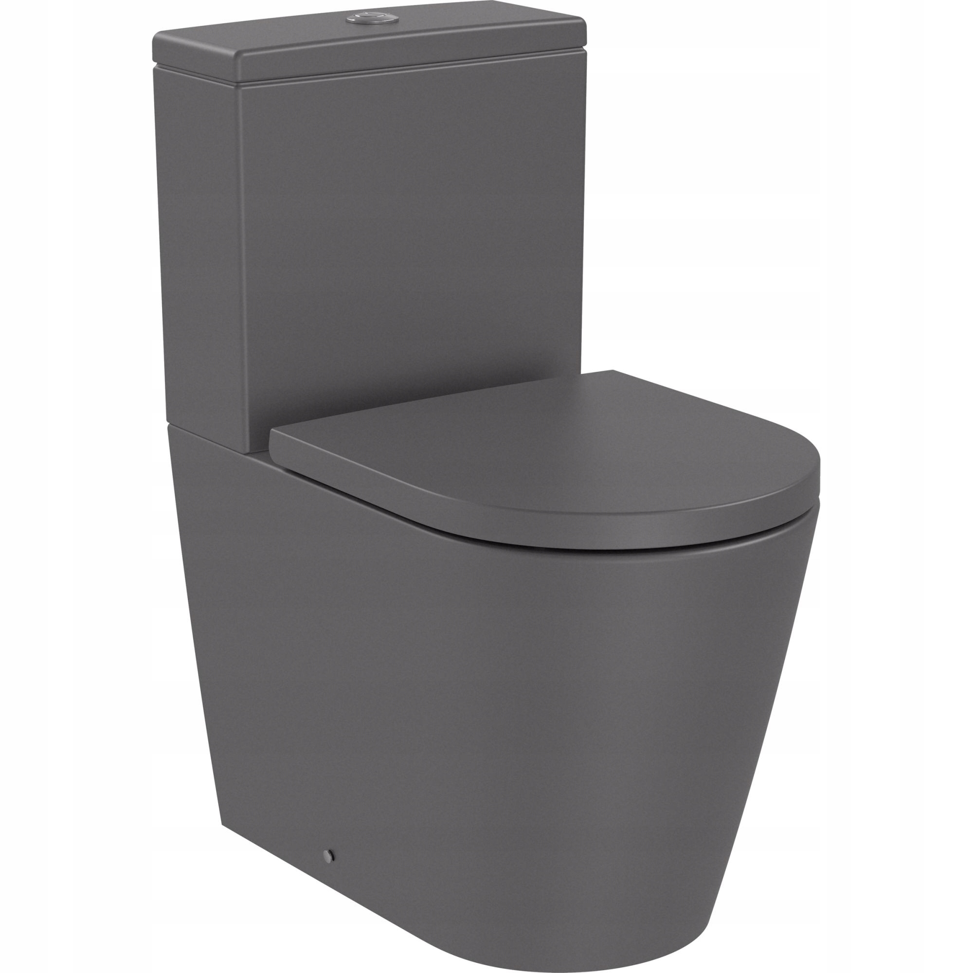 WC kombi - WC misa kompaktná Rimless Onyx Roca Inspira