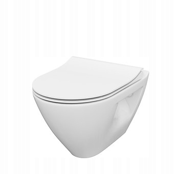 WC misa - WC MILLE PLUS CLEAN na miske so štíhou doskou CERSANIT