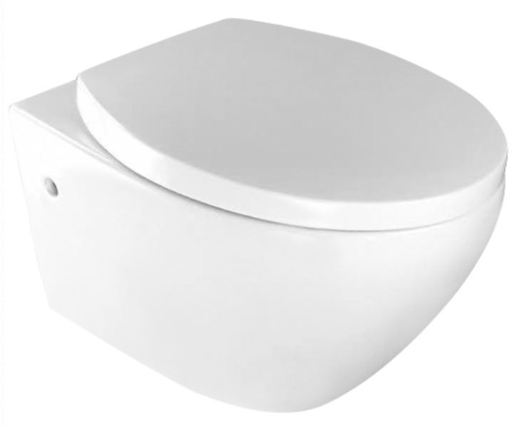 WC misa - NÁSTENNÉ WC RAD T038 + DESKA W/O