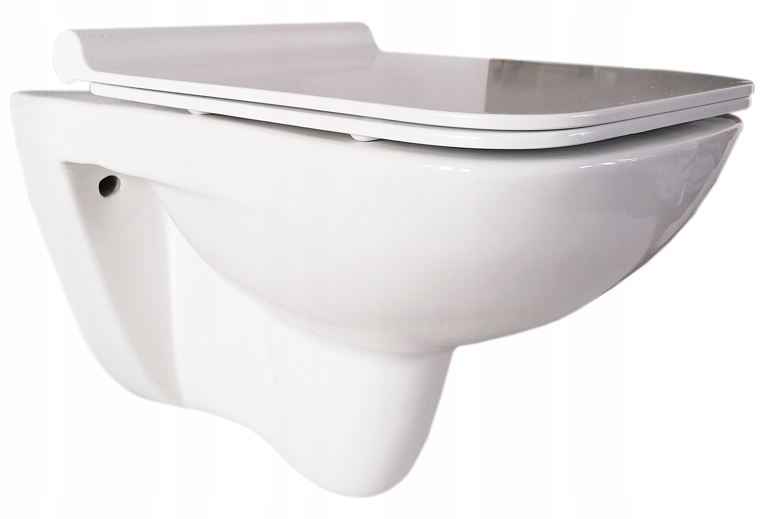 WC misa - Toaleta biela nádrž oválna nádrž 6/3L kolesa