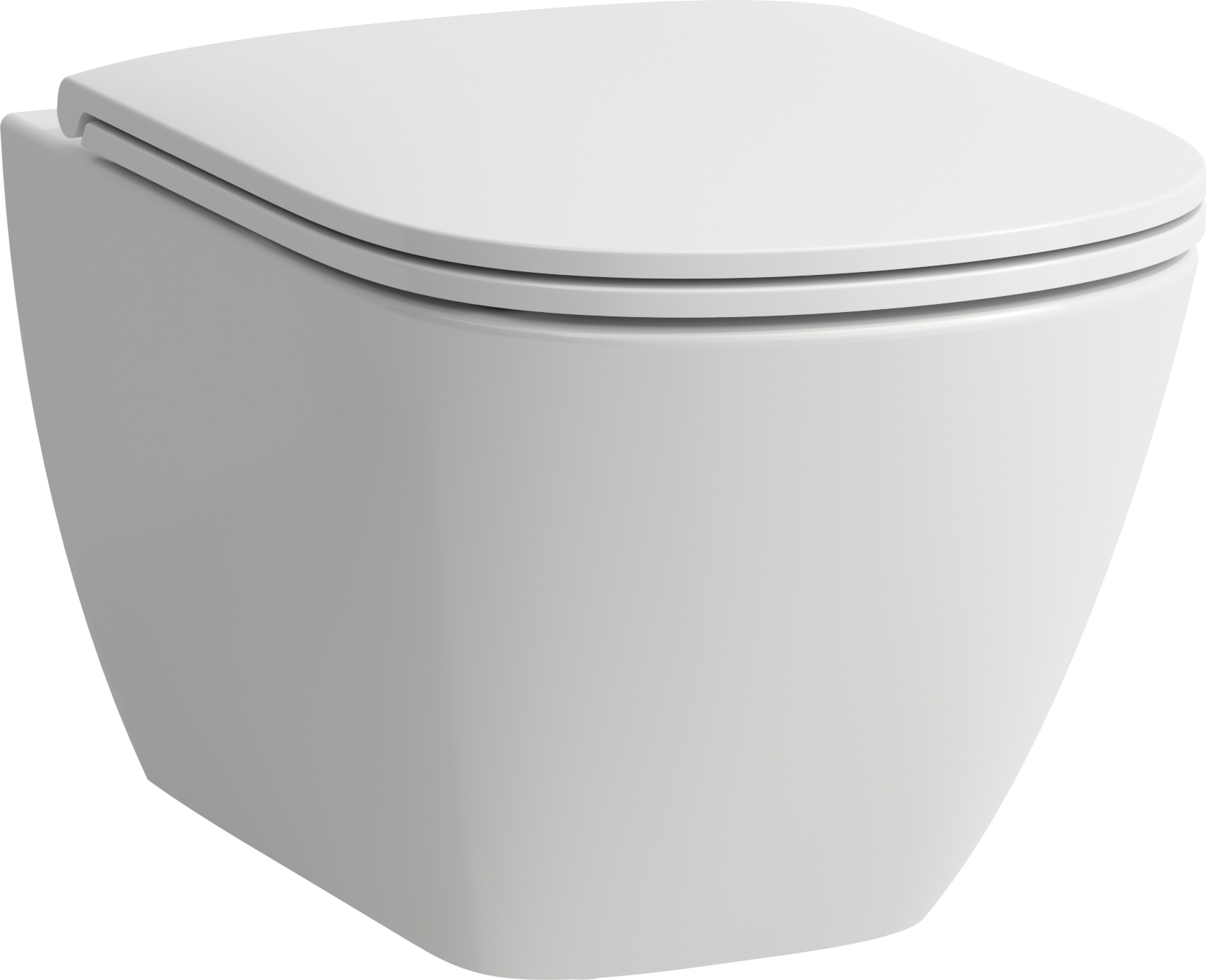 WC misa - Zavesenie toalety Rimless Laufen Clean Biała Laufen