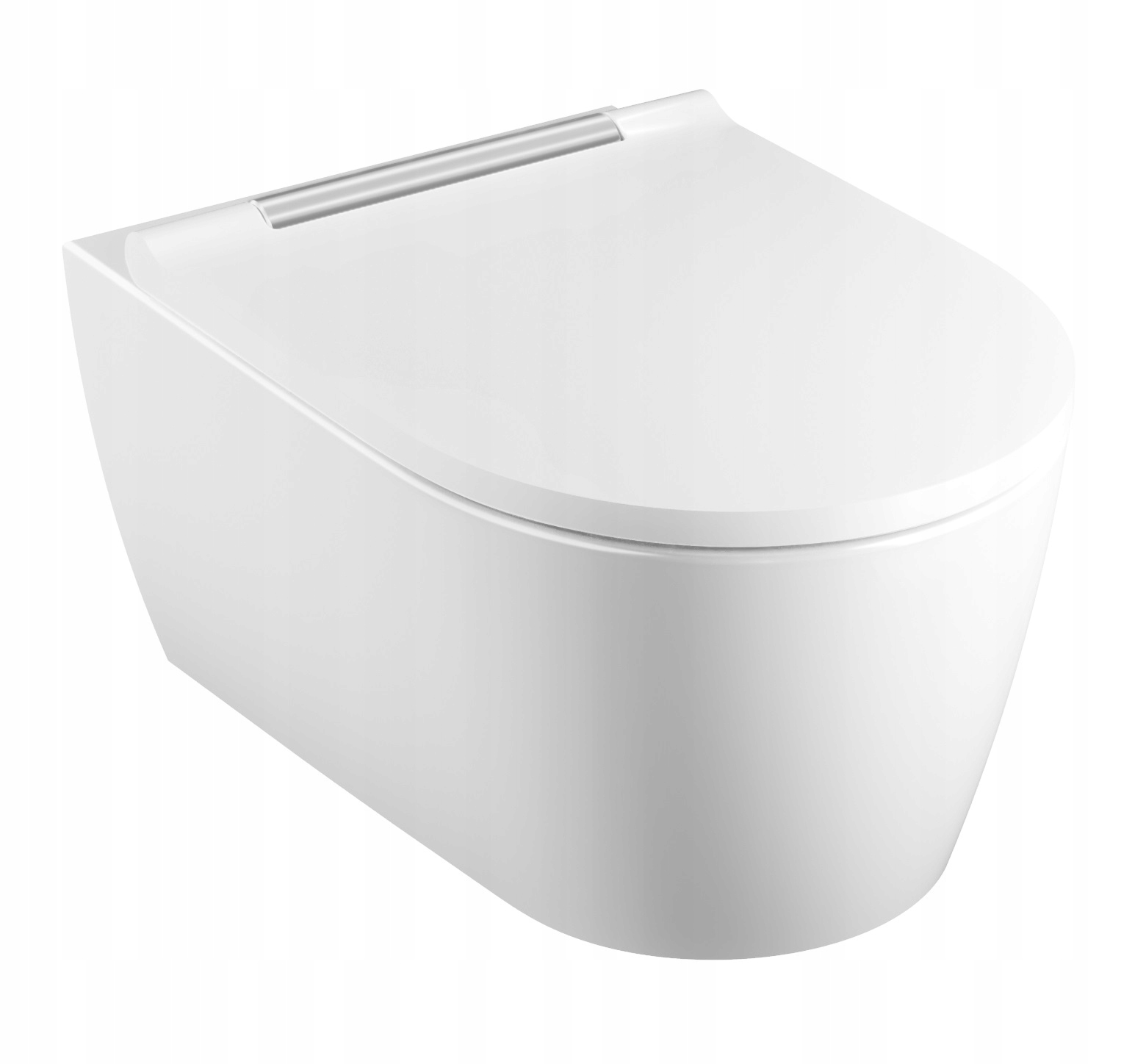 WC misa - Toaletná misa s toaletou biela rohož/chróm Geberit