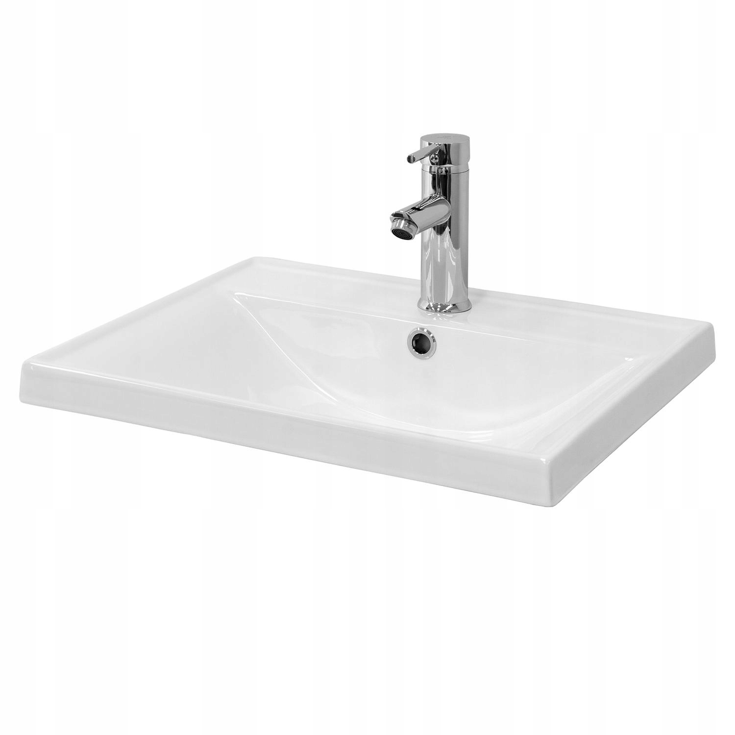 Kuchynský drez - ML-Design Keramické umývadlo Biele 51x15,5x41,5cm