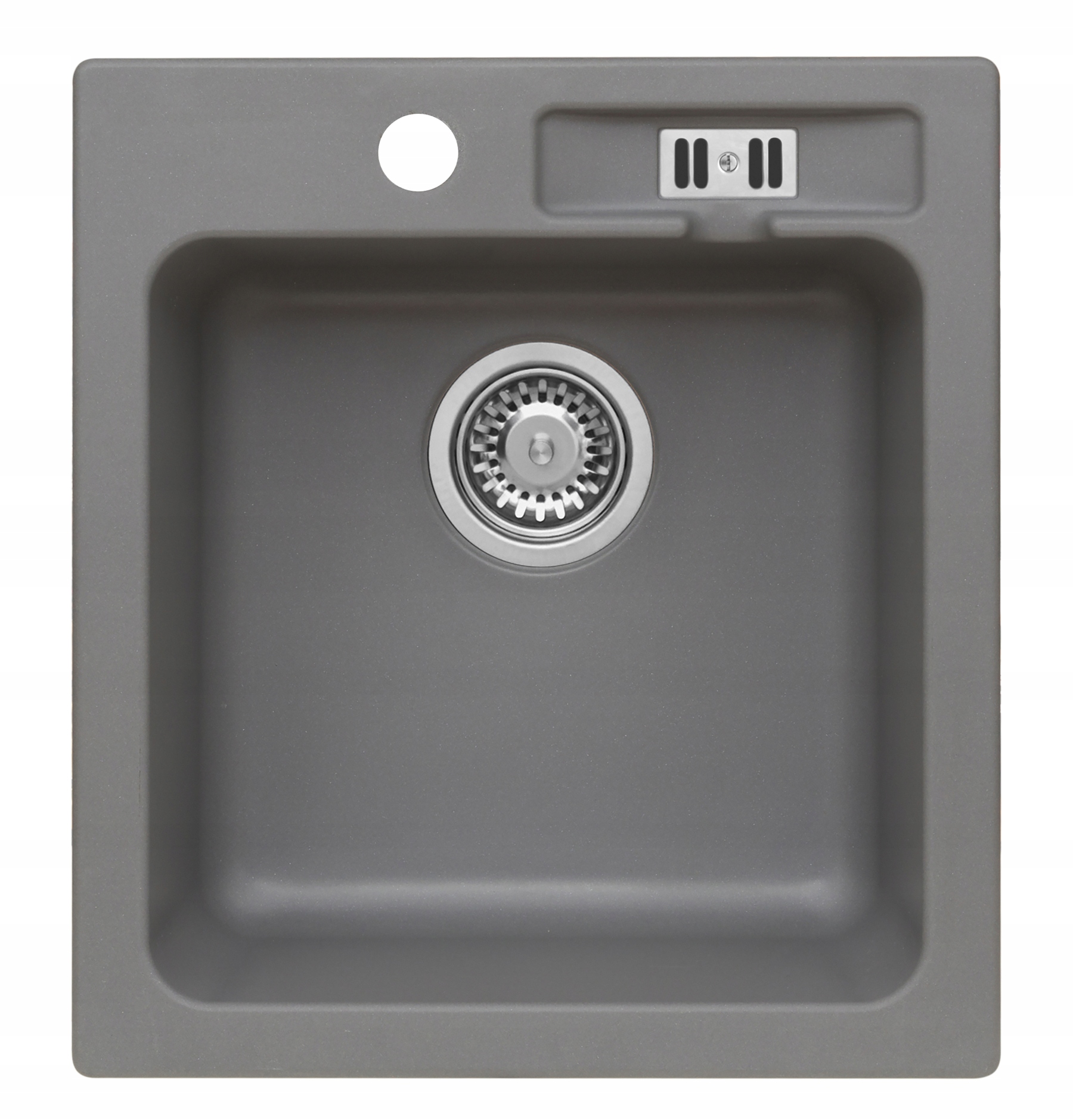 Kuchynský drez - Moderno Granite Sink Martha 20 Gray Met 47x43