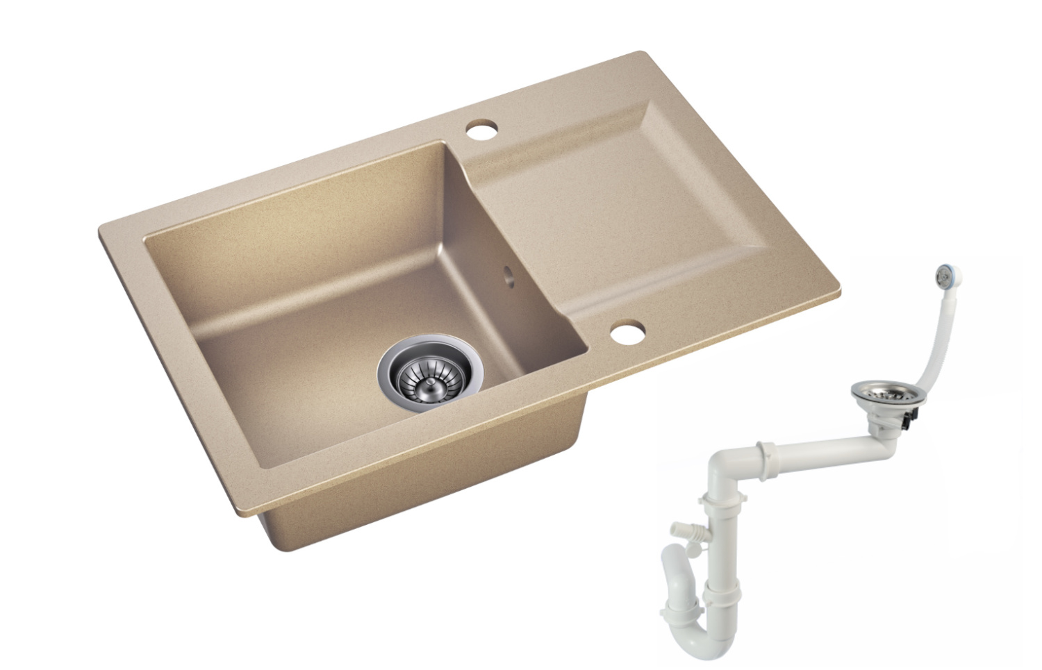 Kuchynský drez - Moderno Tramonto Granite Sink 66x43