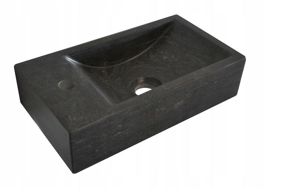 Umývadlo - Malý kameň umývadlo B-kameň 40x22 cm, vľavo