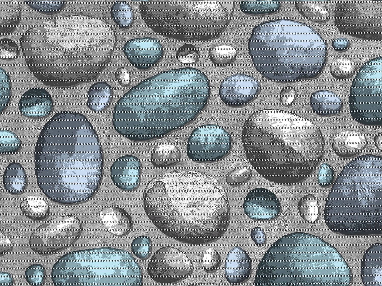 Protišmyková kúpeľňová podložka - Kúpeľňa rohož Pavement Stones 150x65 cm