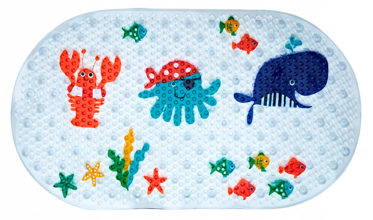 Kúpelňová predložka - Pekná morská zábava 69 x 39 cm non -slip mat