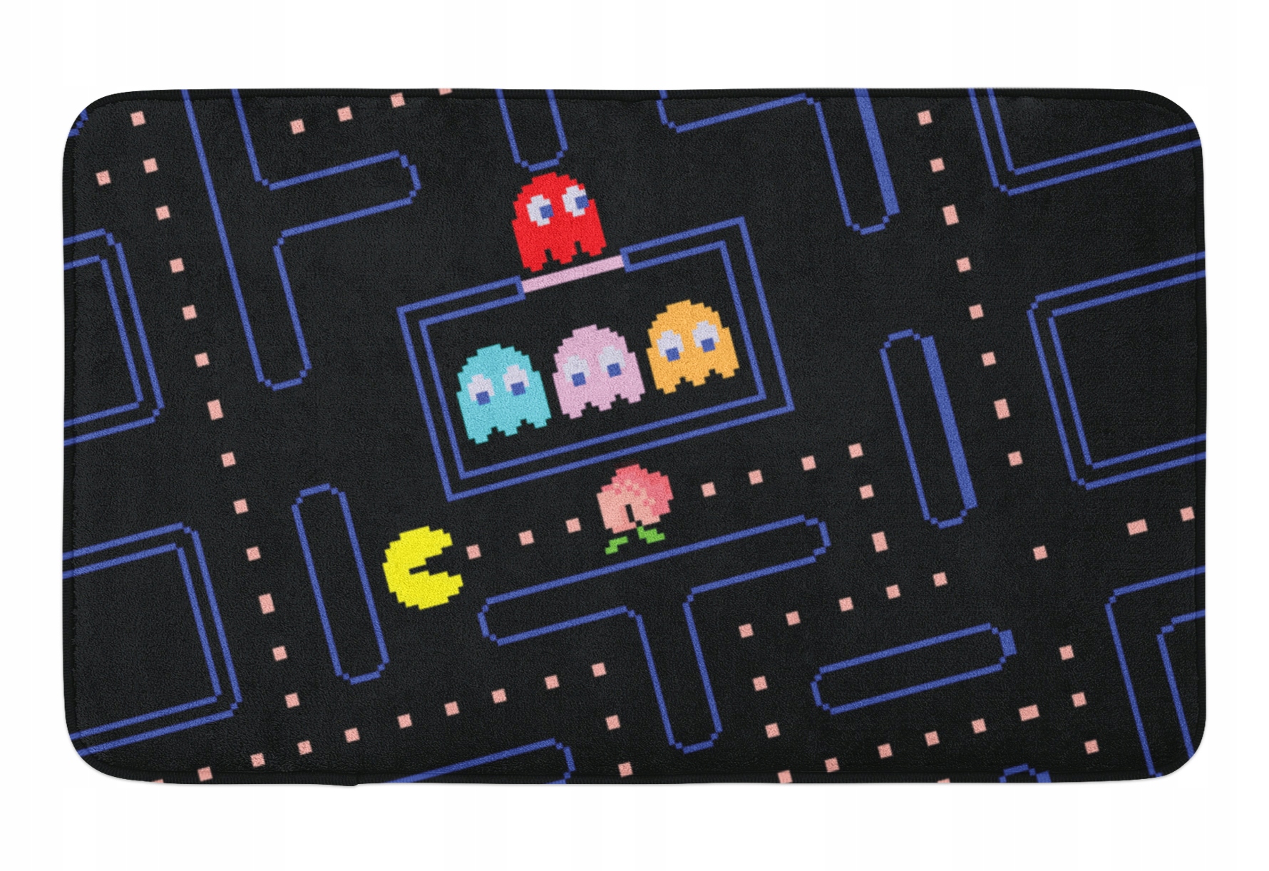 Kúpelňová predložka - Mata Kúpeľňa koberca 45x75 Pacman