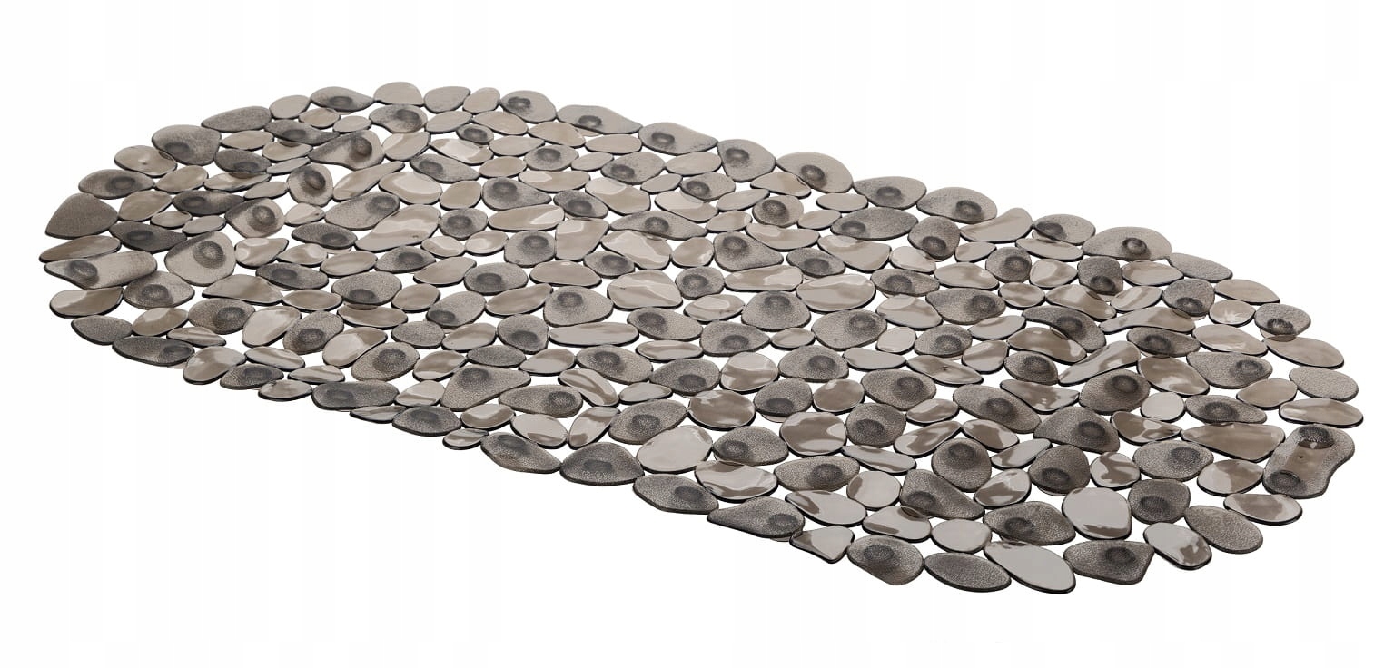 Protišmyková kúpeľňová podložka - Non -slip kúpeľňa rohož 68 x 35,5 cm šedá