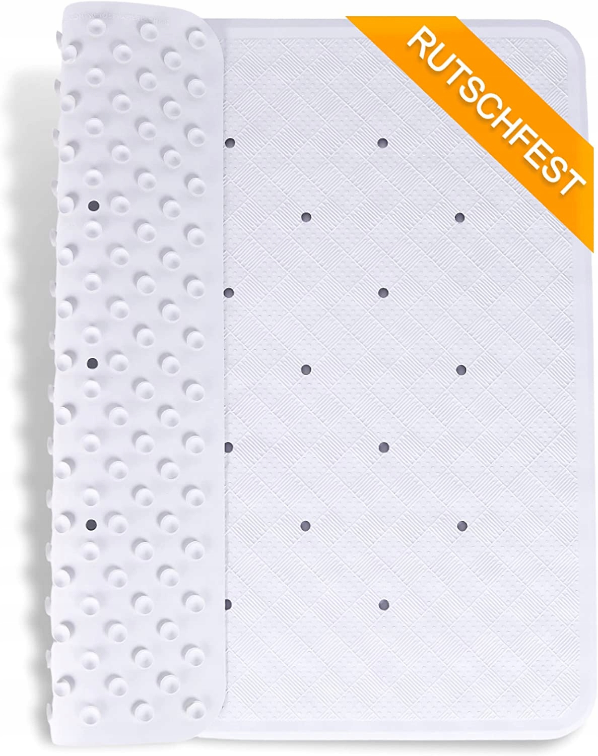 Protišmyková kúpeľňová podložka - Anti -POLYSGIAN SPOTROR MAT Grey 53 x 53 cm
