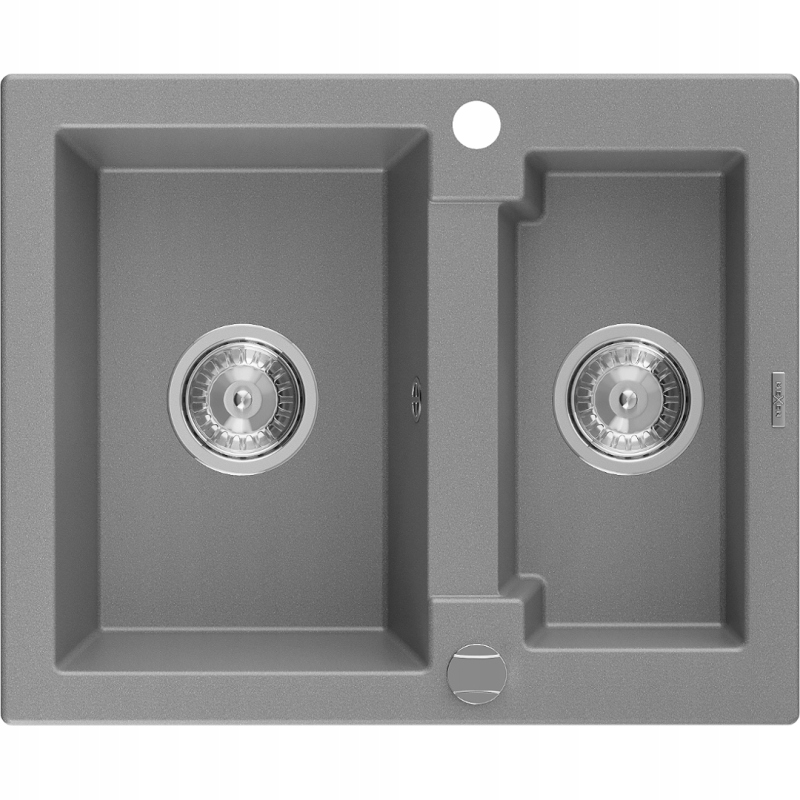 Kuchynský drez - Mexen Carlos Gray Granite Sink