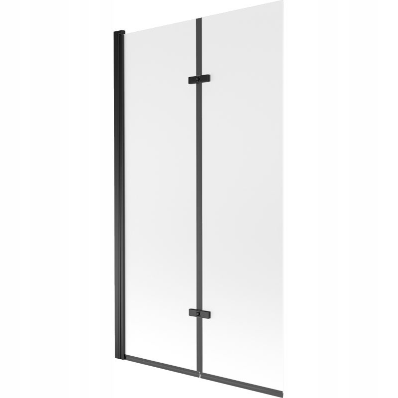 Vaňová zástena - Mexen Castor Screen 100x150 Black Frost