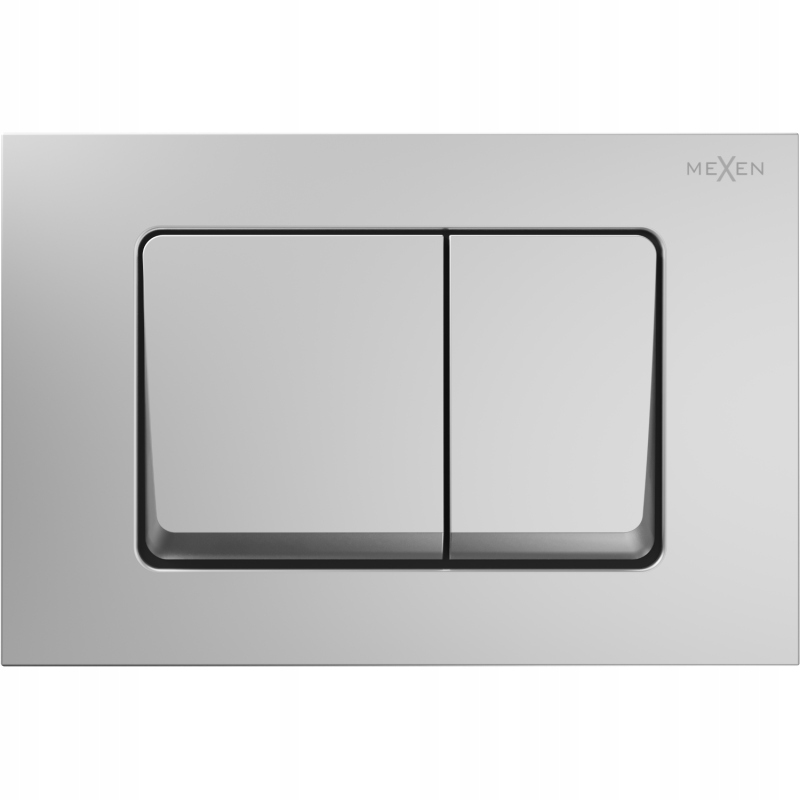 Splachovacie WC tlačítko -  MEXEN FENIX 10 XS MATTE Chrome Flushing Button