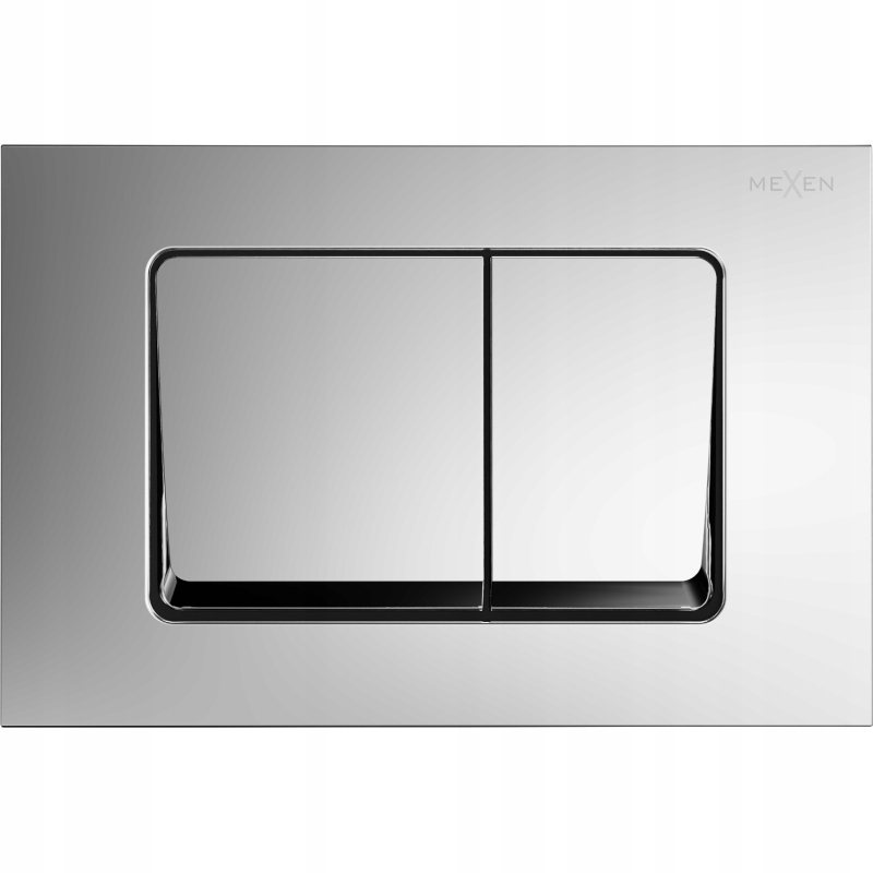 Splachovacie WC tlačítko -  Mexen Fenix 10 XS Chrome Flushing Button