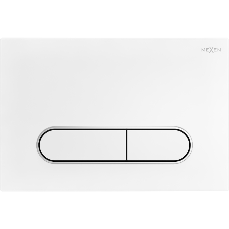 Splachovacie WC tlačítko -  Mexen Fenix 11 Flushing Button White