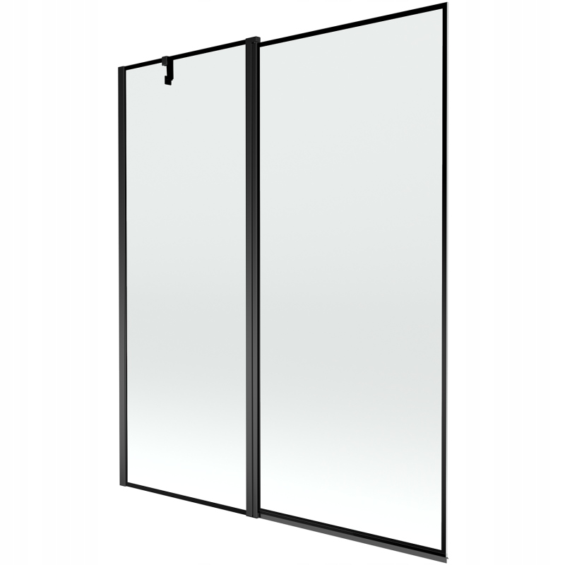 Vaňová zástena - Mexen Flip Navance Screens 140x150 čierna