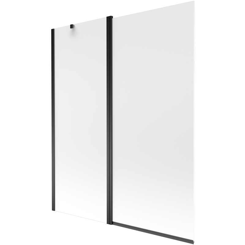 Vaňová zástena - Mexen Flip Navance Screens 140x150 Black Frost
