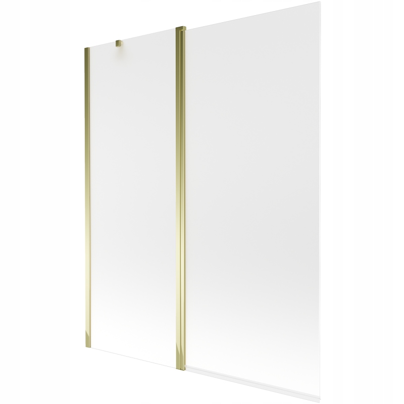 Vaňová zástena - Mexen Flip Navance Screens 140x150 Golden Groch