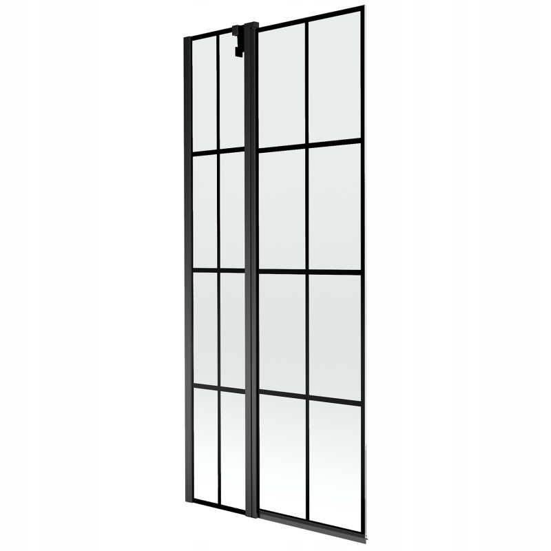 Vaňová zástena - Mexen Flip Navance Screens 80x150 čierna