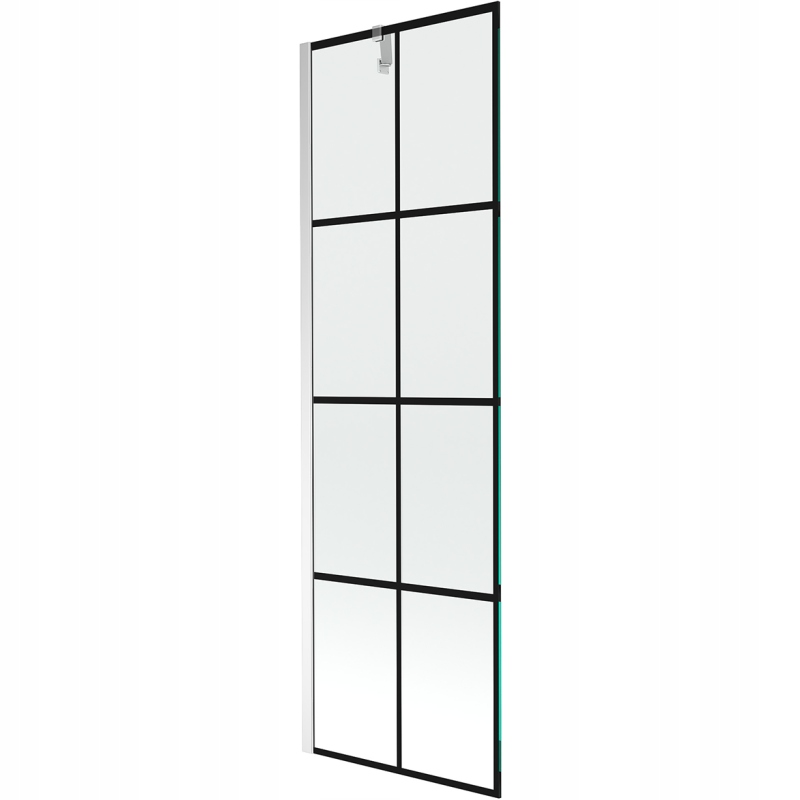 Vaňová zástena - Mexen Next Harvest House Screens 60x150 Black Chrome