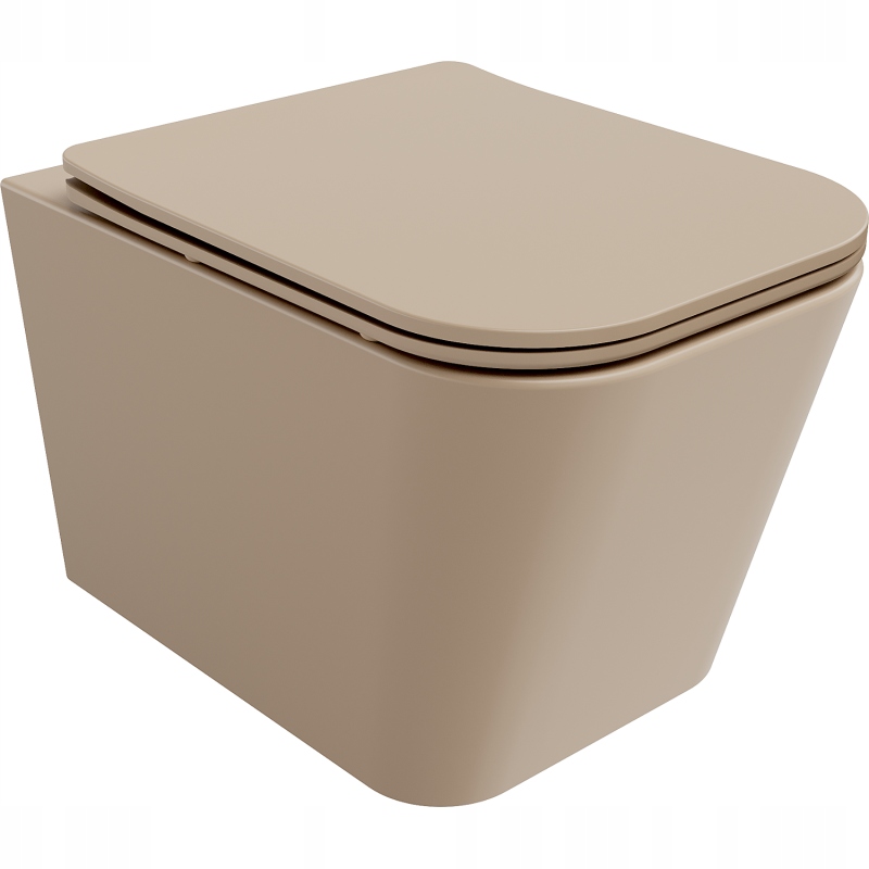 WC misa - Mexen Teo Miska WC Rimless Deska, cappuccino mat